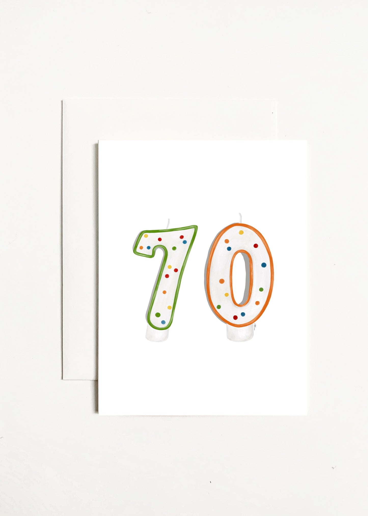 70 Birthday Candles