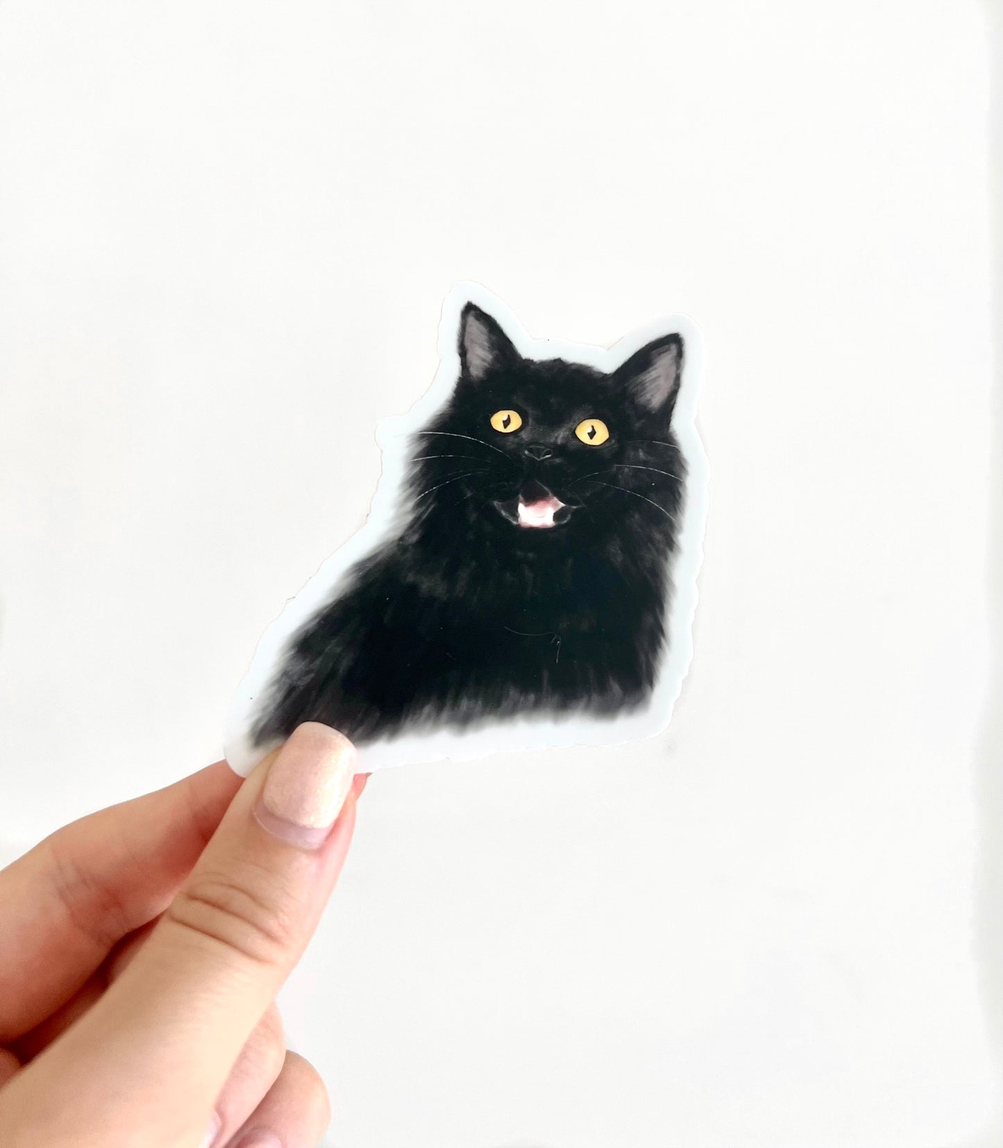 Black Cat Sticker