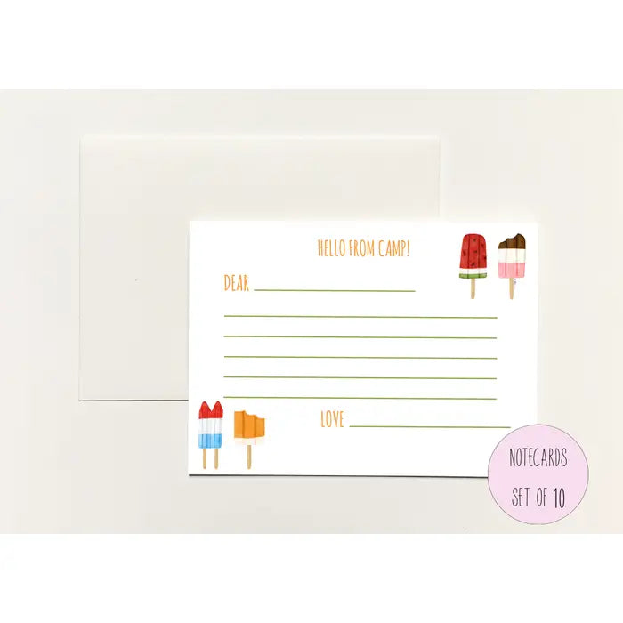 Popsicles Camp Notes