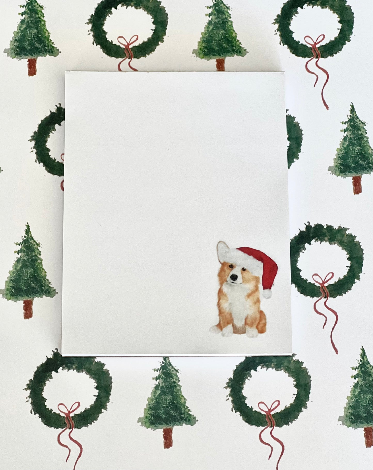 Corgi WIth Santa Hat
