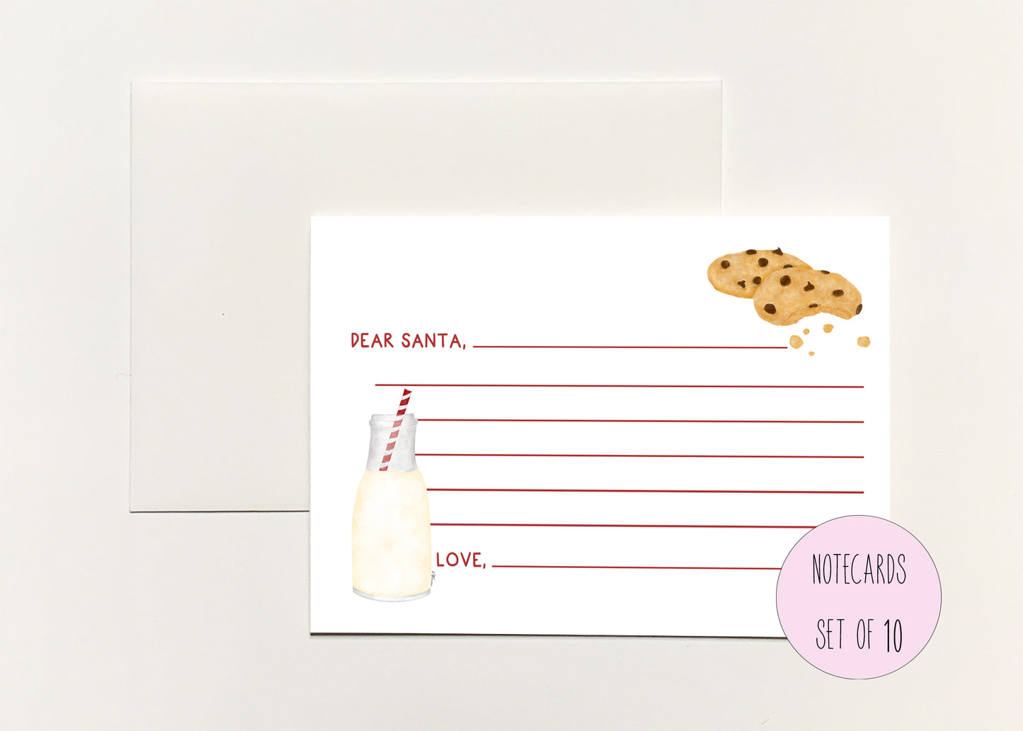 Milk and Cookies Dear Santa