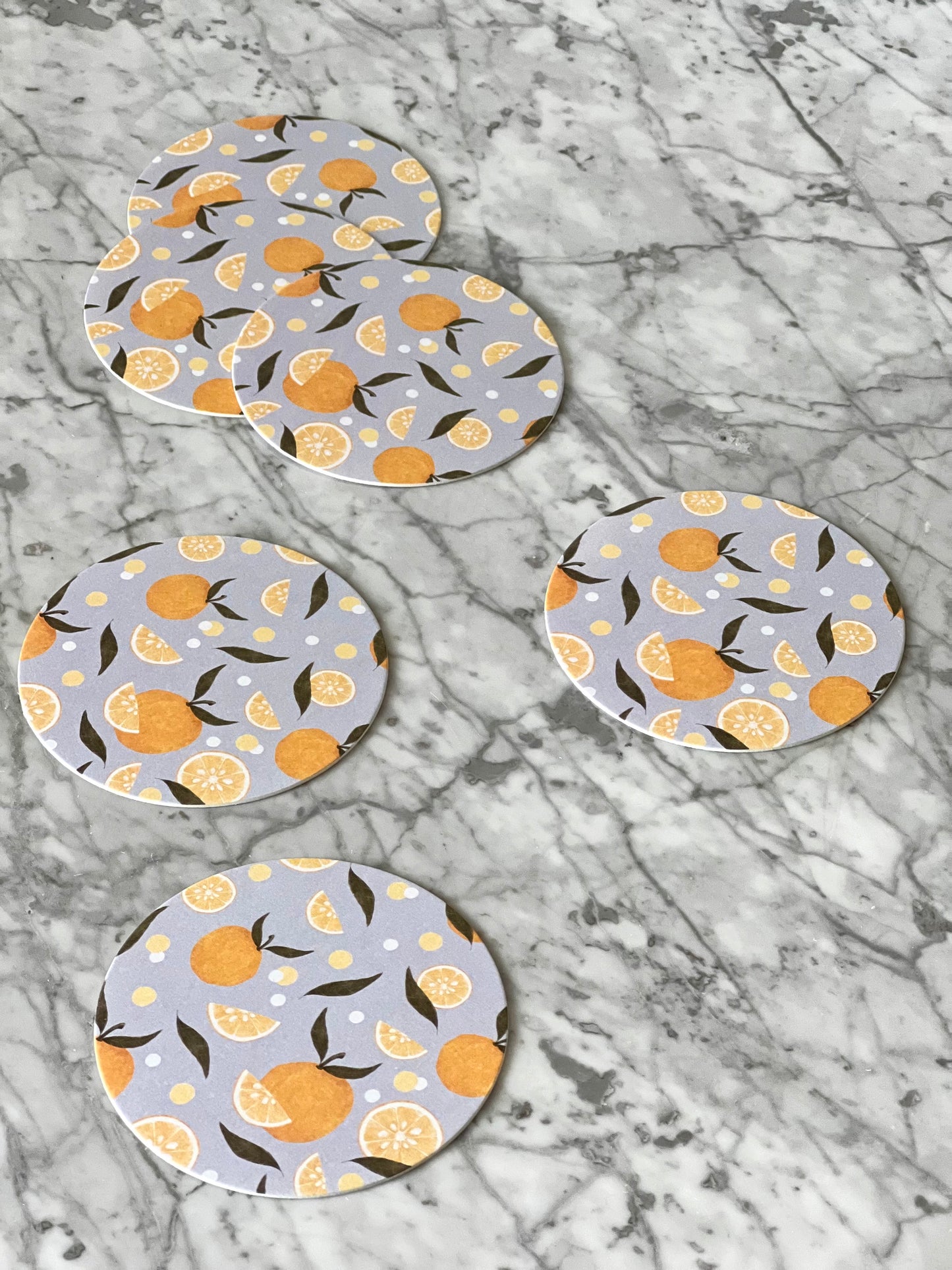 Yuzu Coasters