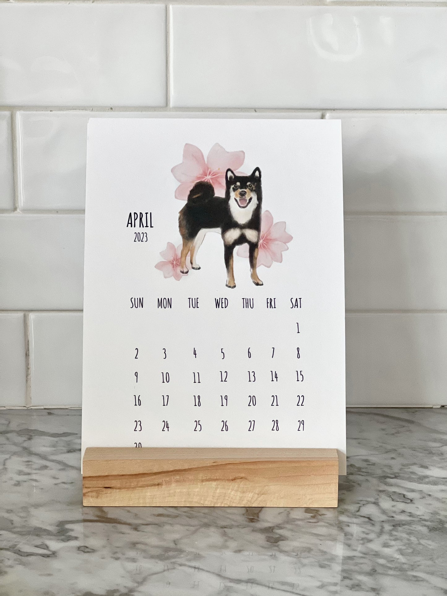Dog 2023 Desk Calendar