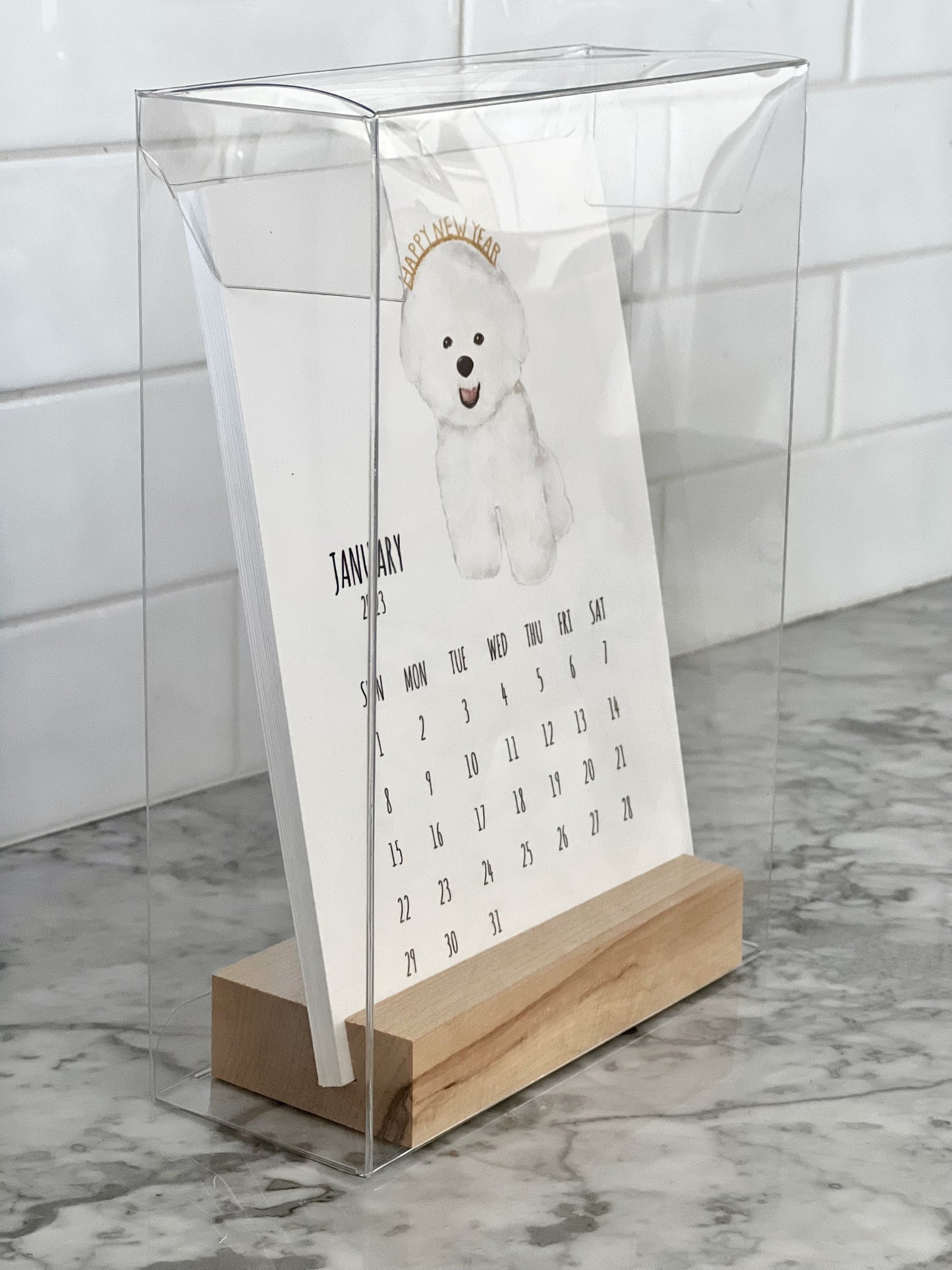 Dog 2023 Desk Calendar