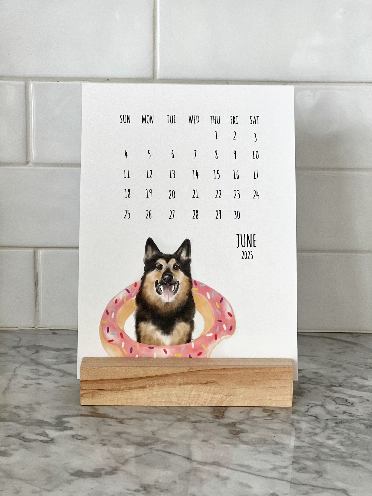 Dog 2023 Desk Calendar