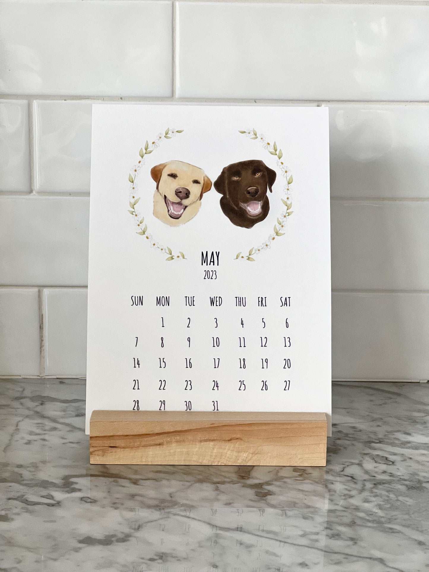 Dog 2023 Desk Calendar