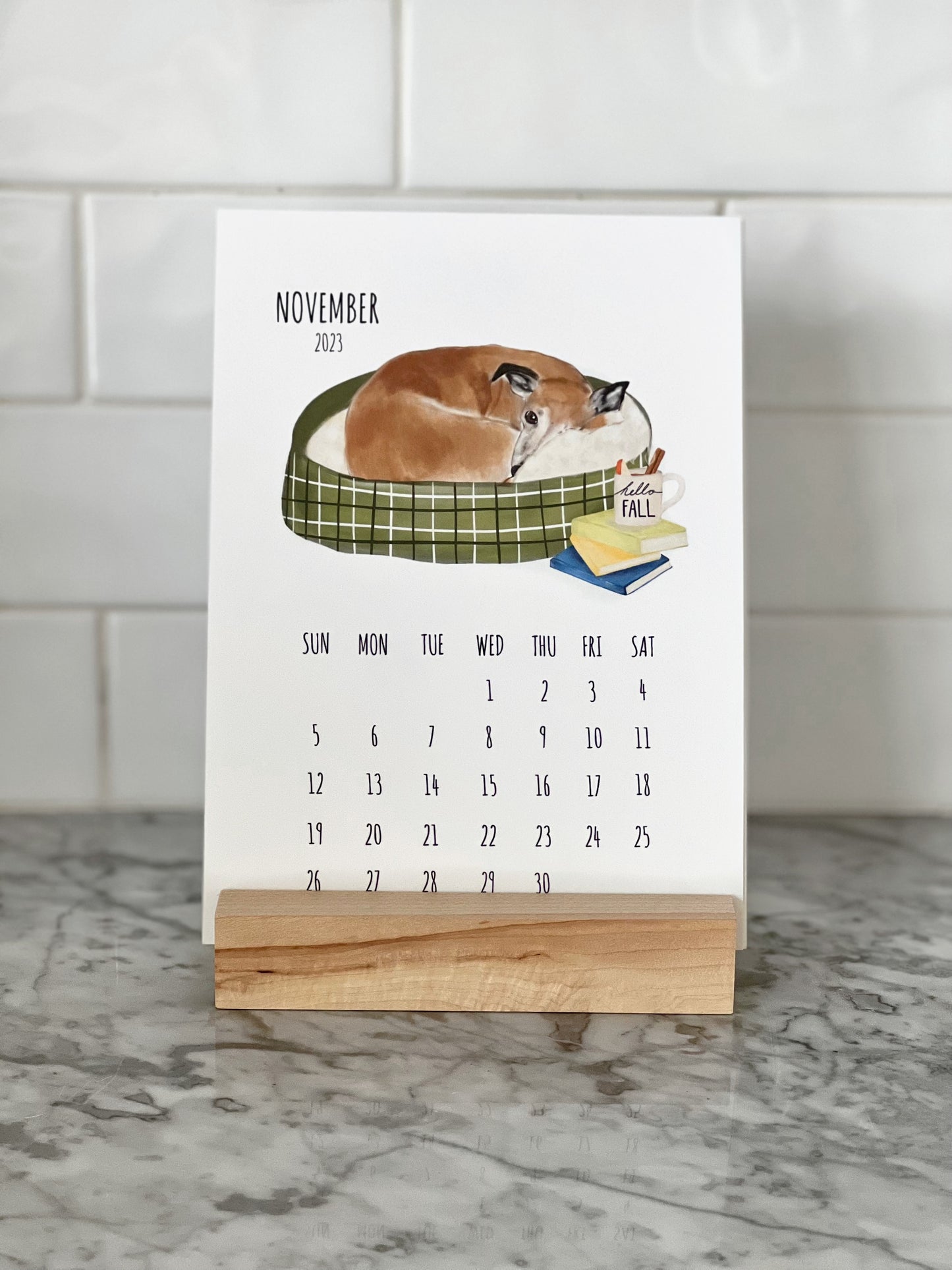 Dog 2023 Desk Calendar