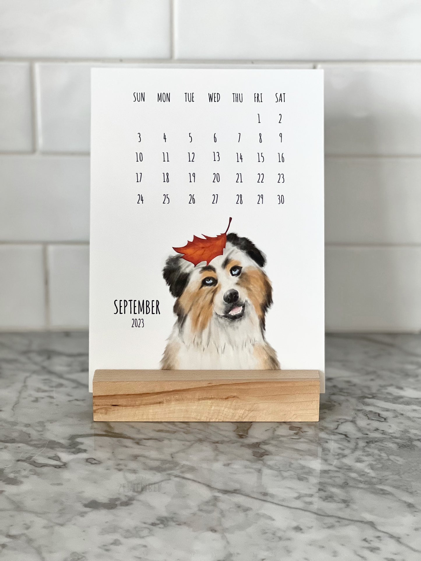 Dog 2023 Desk Calendar
