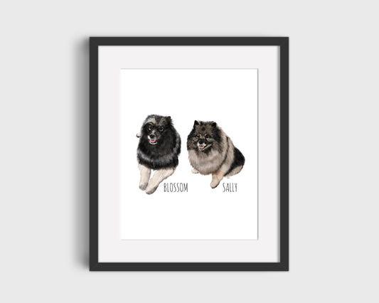 Custom Pet Portrait - 8x10 Art Print