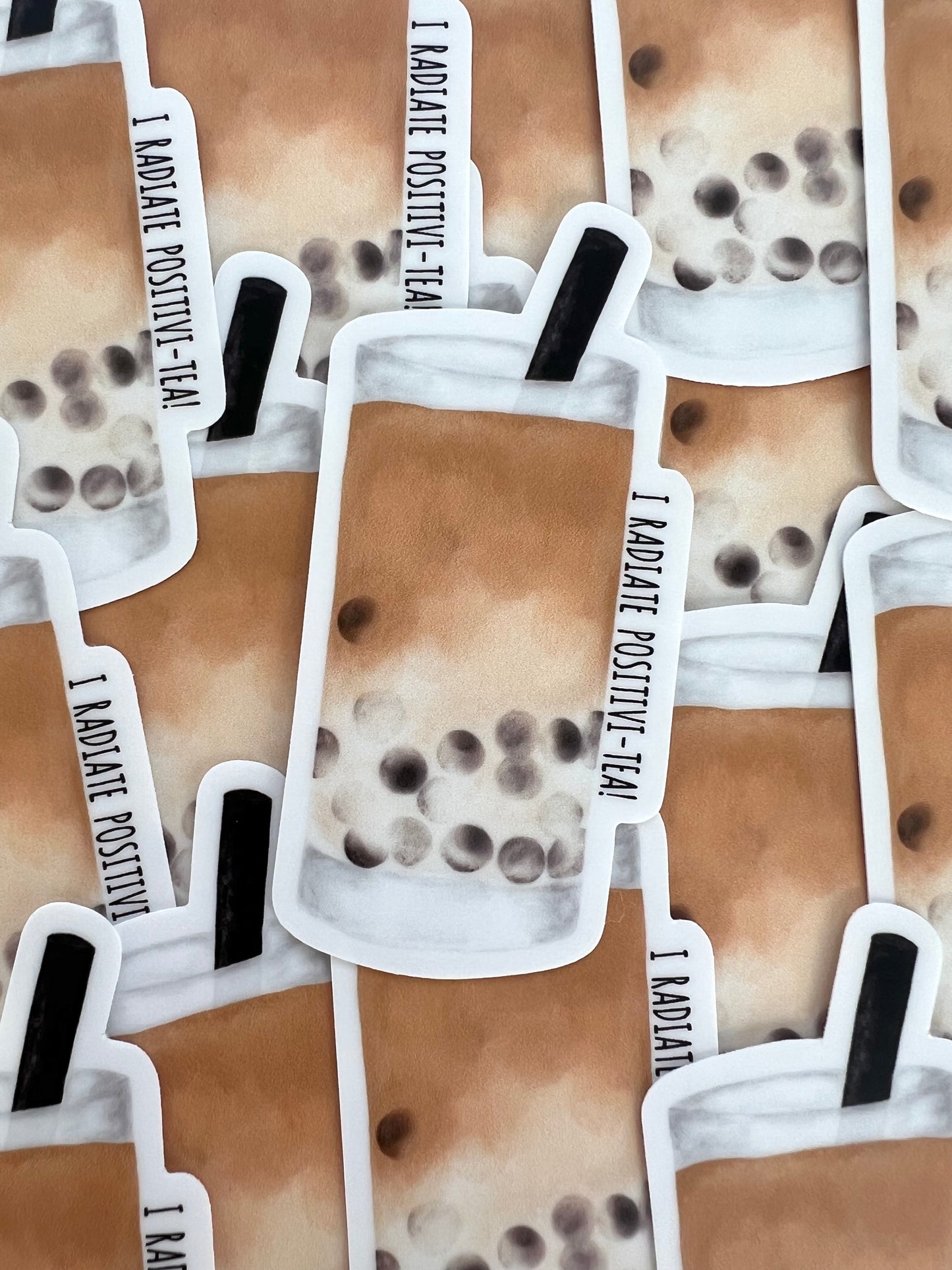 I Radiate Positiviti-tea! Sticker