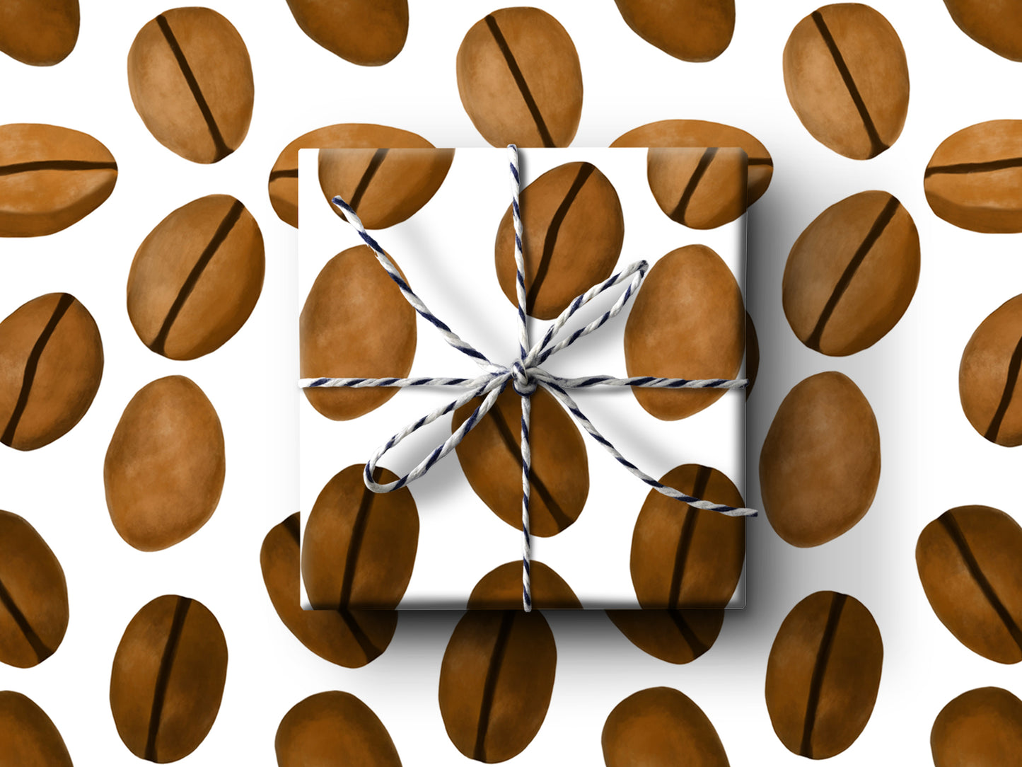 Coffee Beans Wrapping Paper
