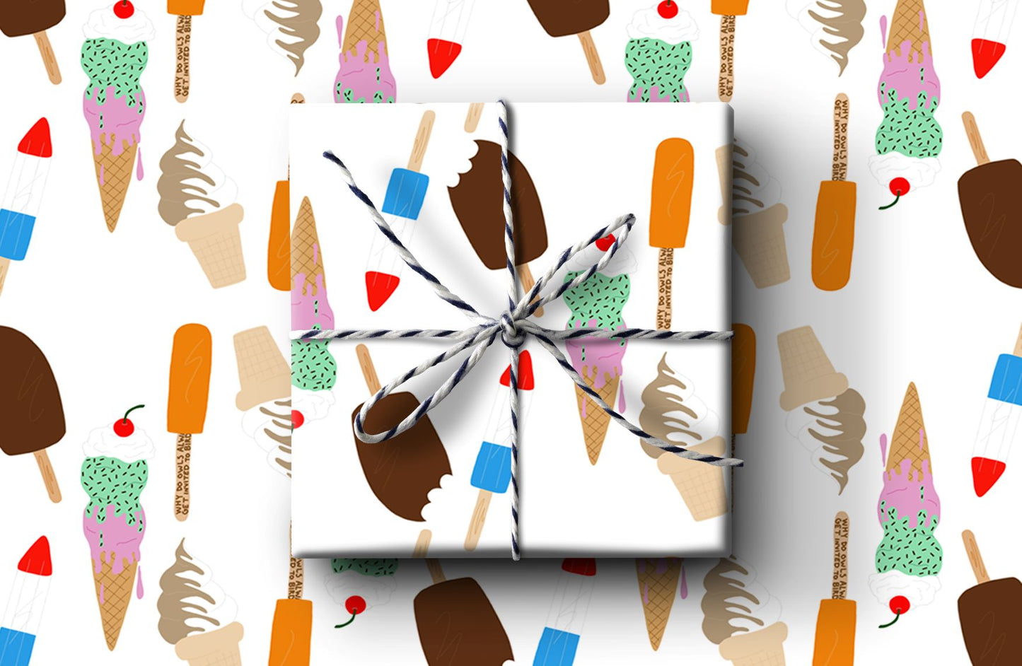 Ice Cream Wrapping Paper