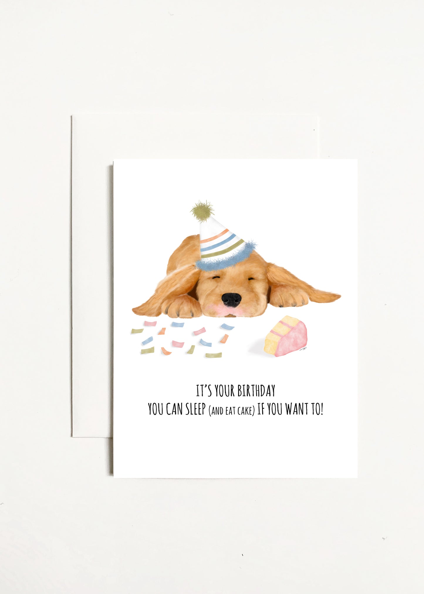It's Your Birthday You Can Sleep (and eat cake) If You Want To!