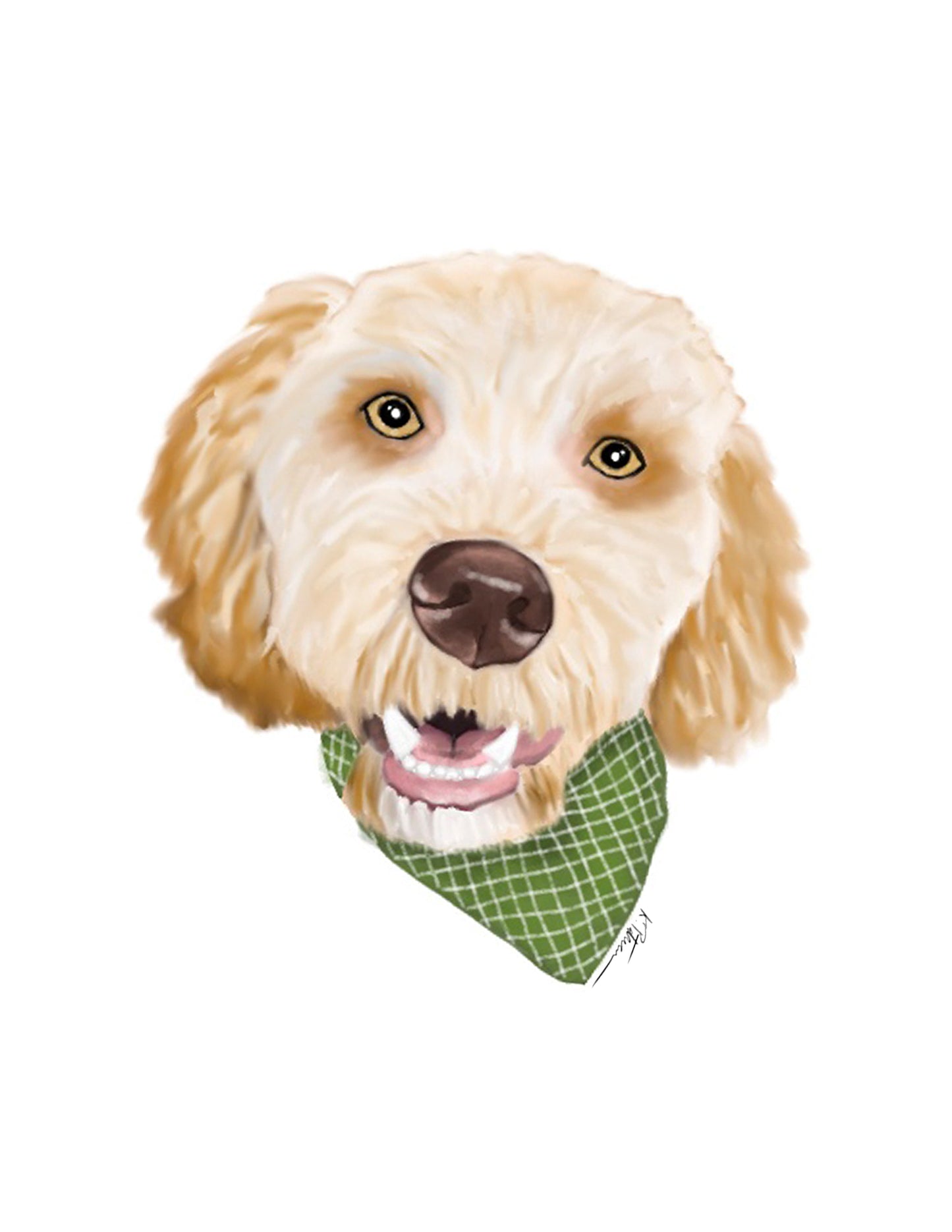 Custom Pet Portrait - Digital File Only