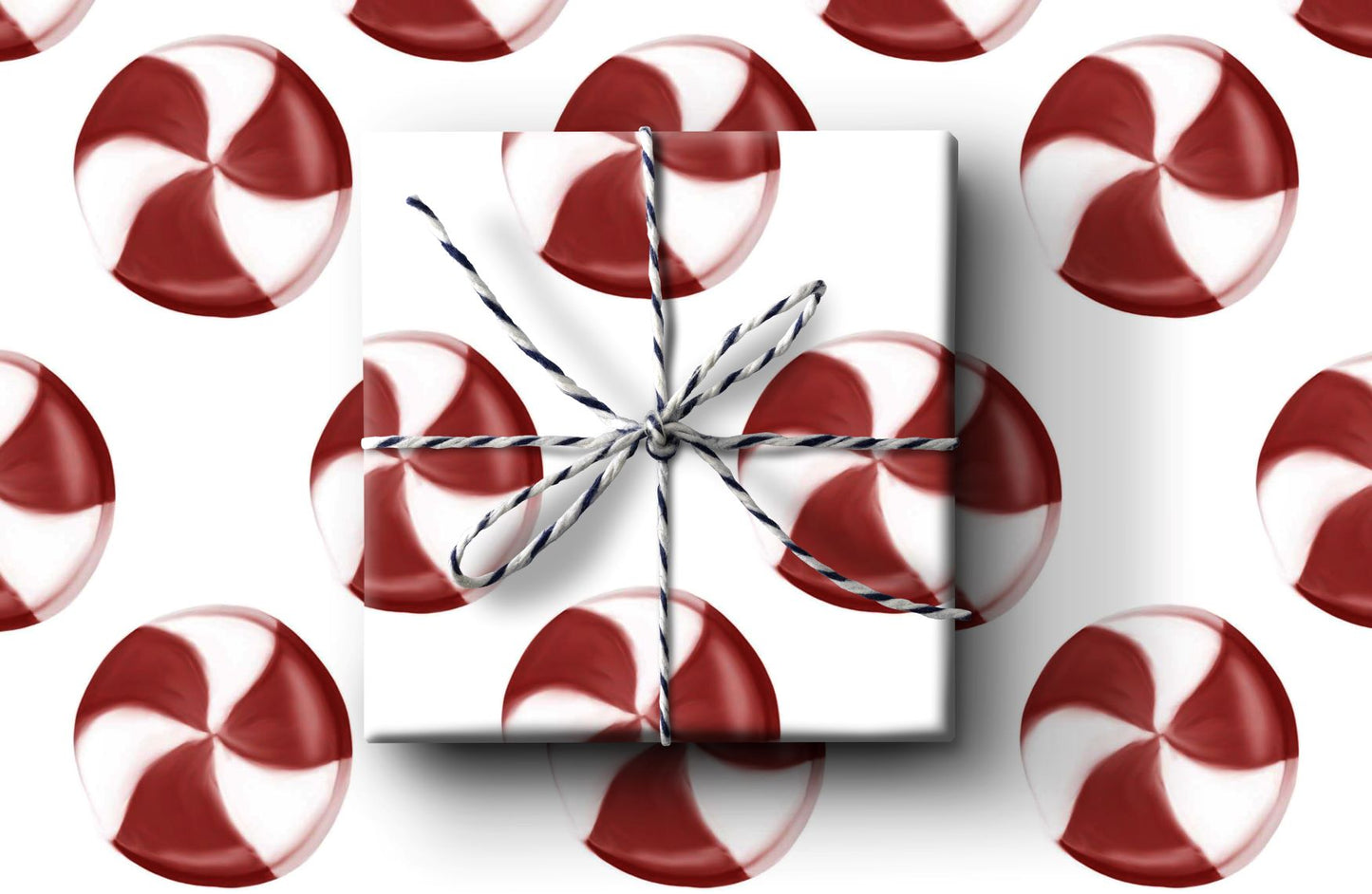Peppermint Wrapping Paper