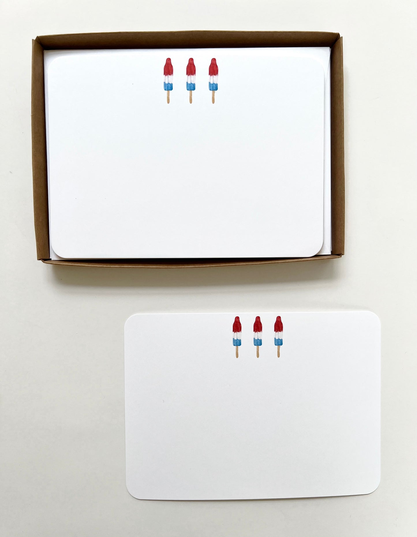 Rocket Pop Flat Notecards