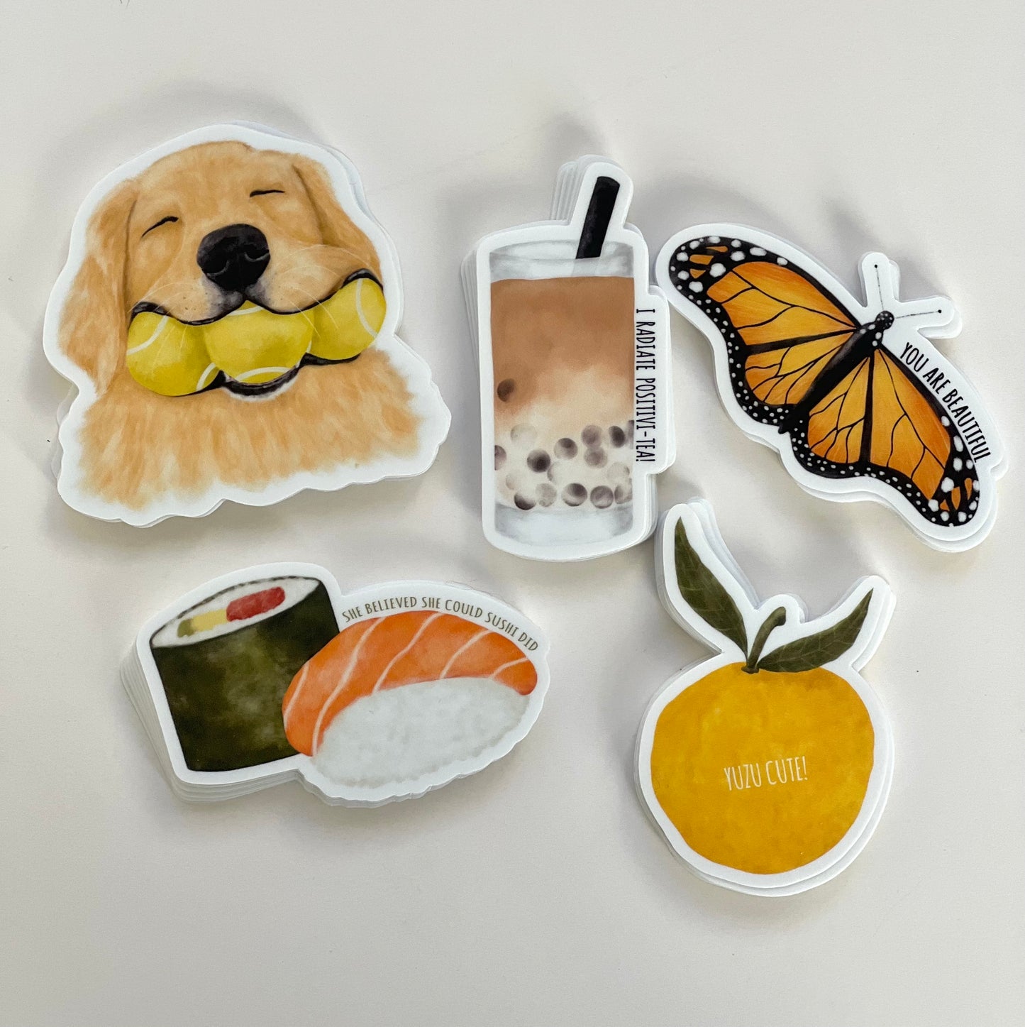 Yuzu Cute Sticker