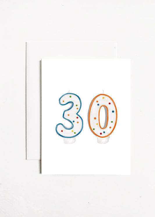 30 Birthday Candles