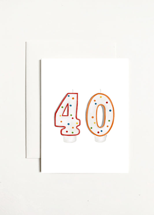40 Birthday Candles