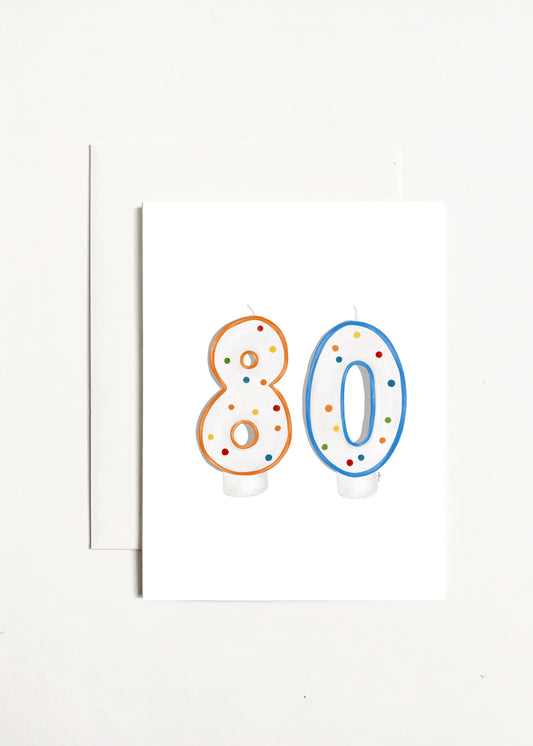 80 Birthday Candles