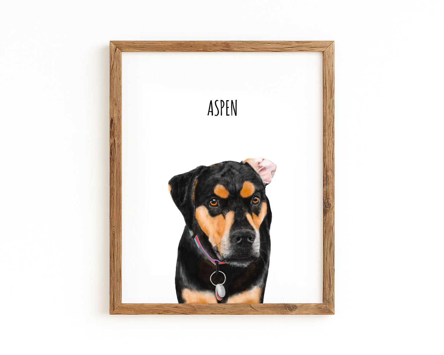Custom Pet Portrait- 4x6 Art Print
