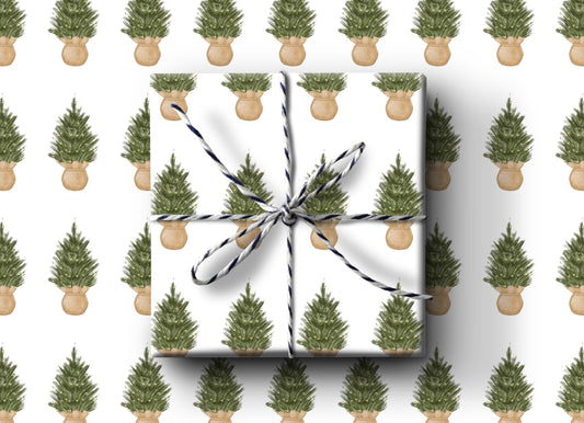 Mini Tree Wrapping Paper