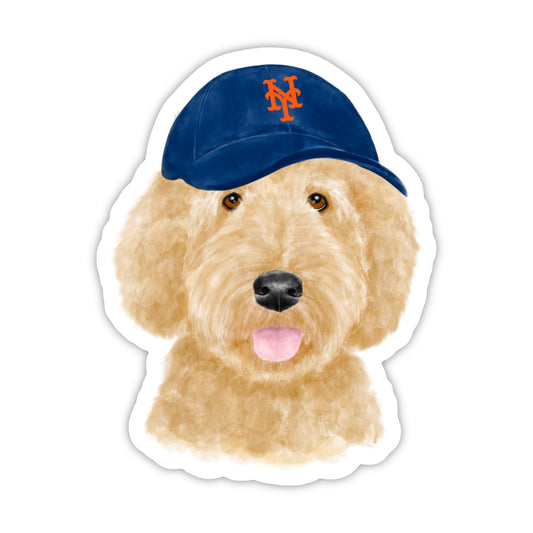 NY Mets Doodle Sticker
