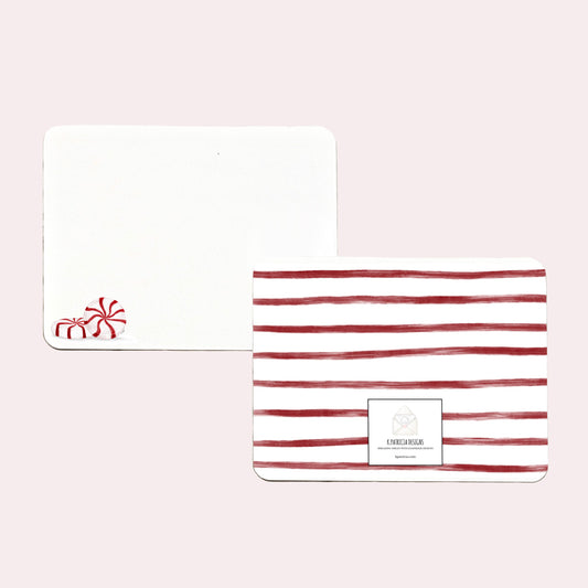 Peppermint Rounded Flat Notes