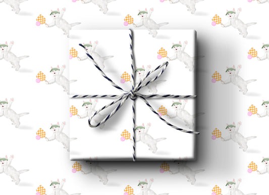 Pickleball Cat Wrapping Paper