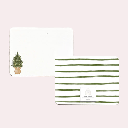 Mini Tree Rounded Flat Notes