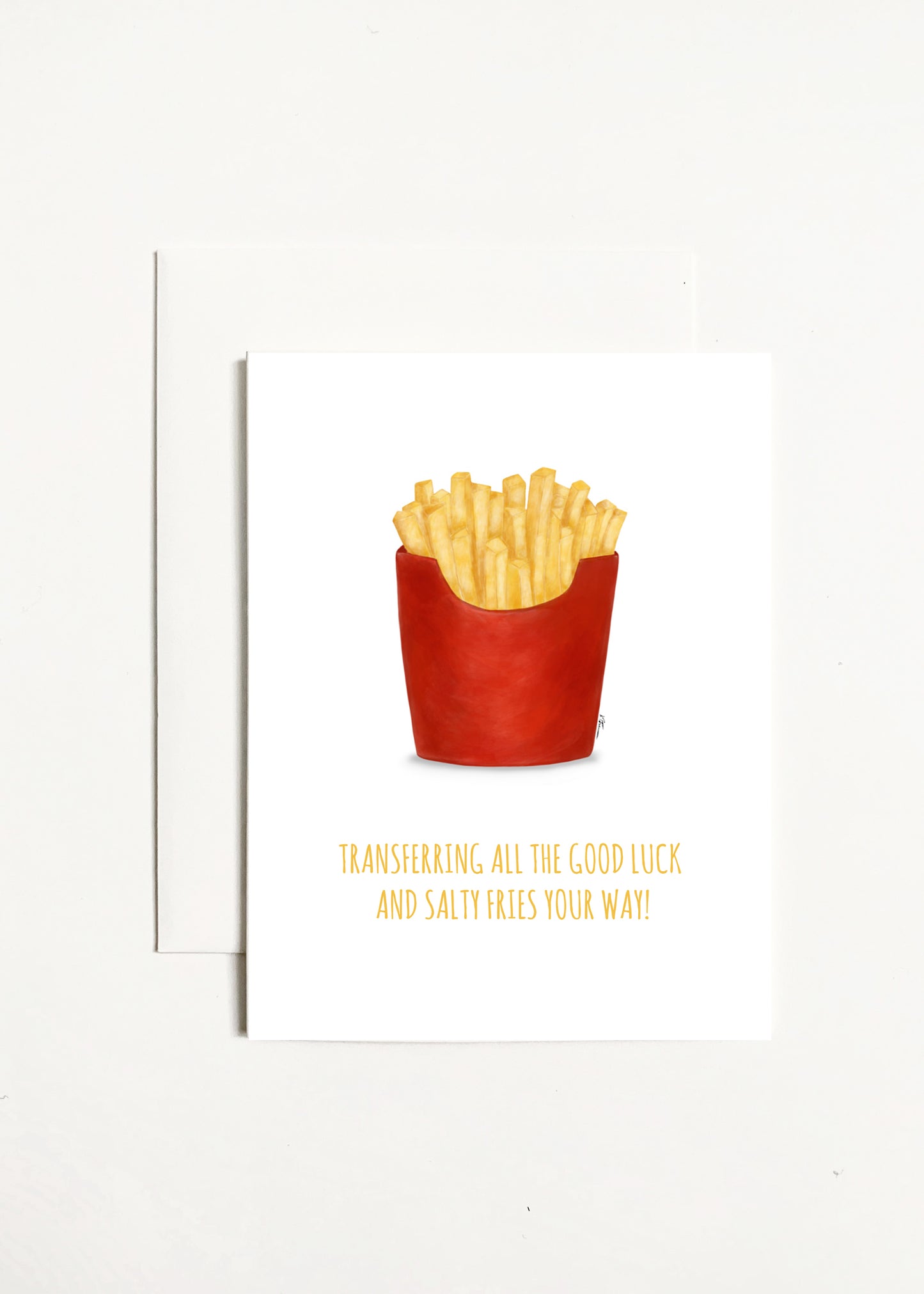 Transferring All The Good Luck and Salty Fries Your Way!