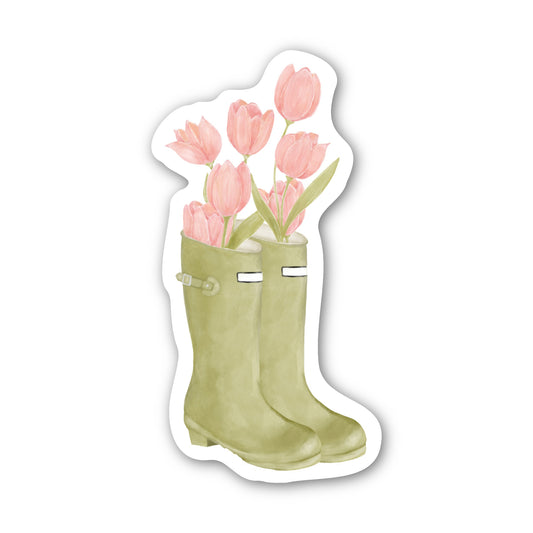Tulip Rainboots Sticker