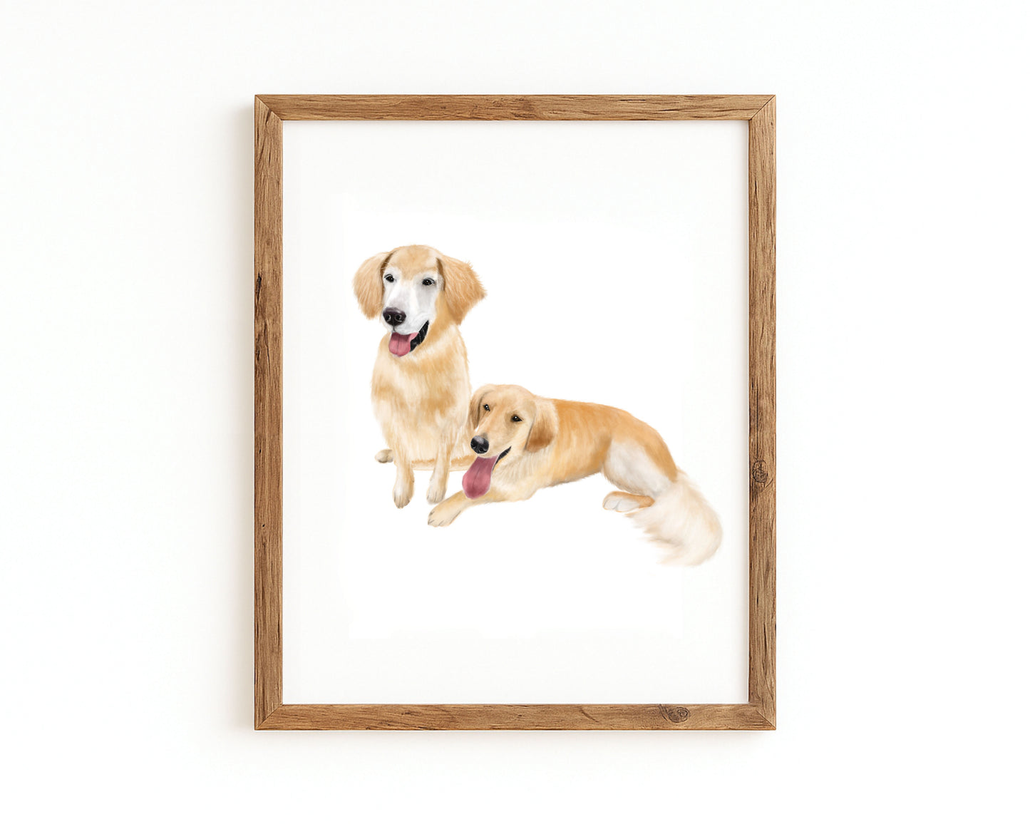 Custom Pet Portrait- 4x6 Art Print