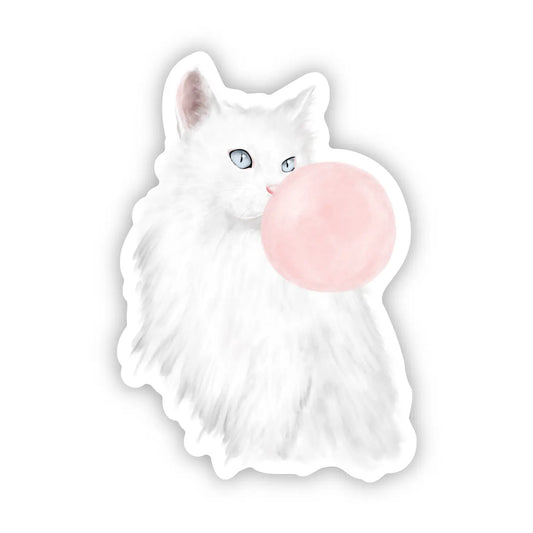 Cat With Bubble Gum