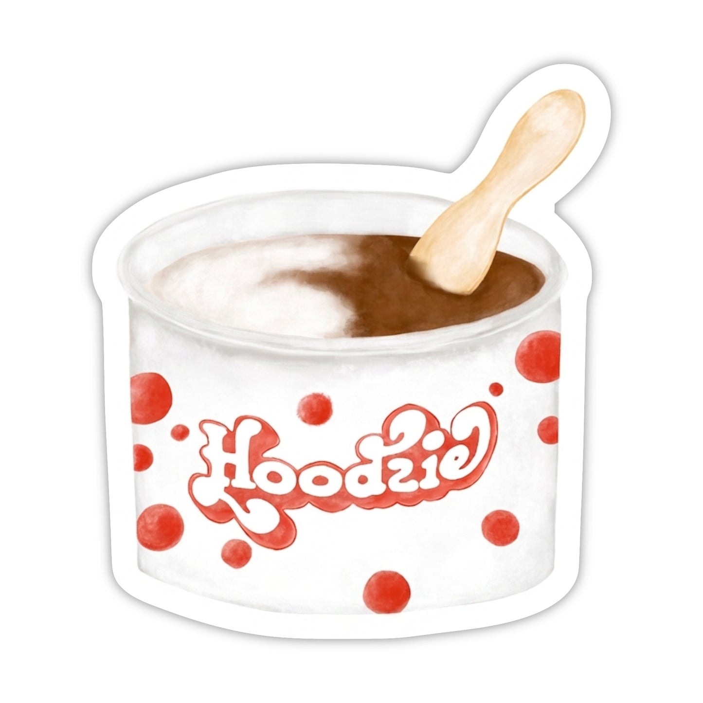 Hoodzie Cup Sticker
