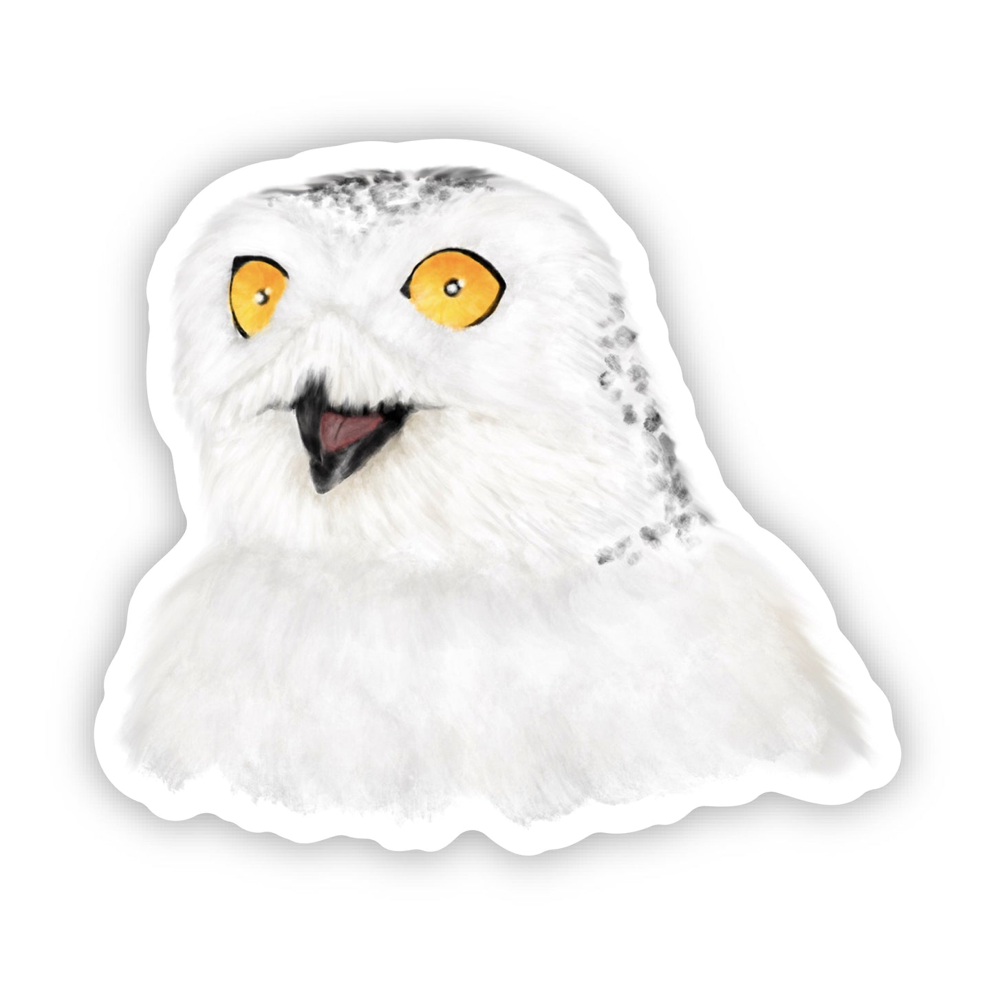 Surprised Owl Sticker