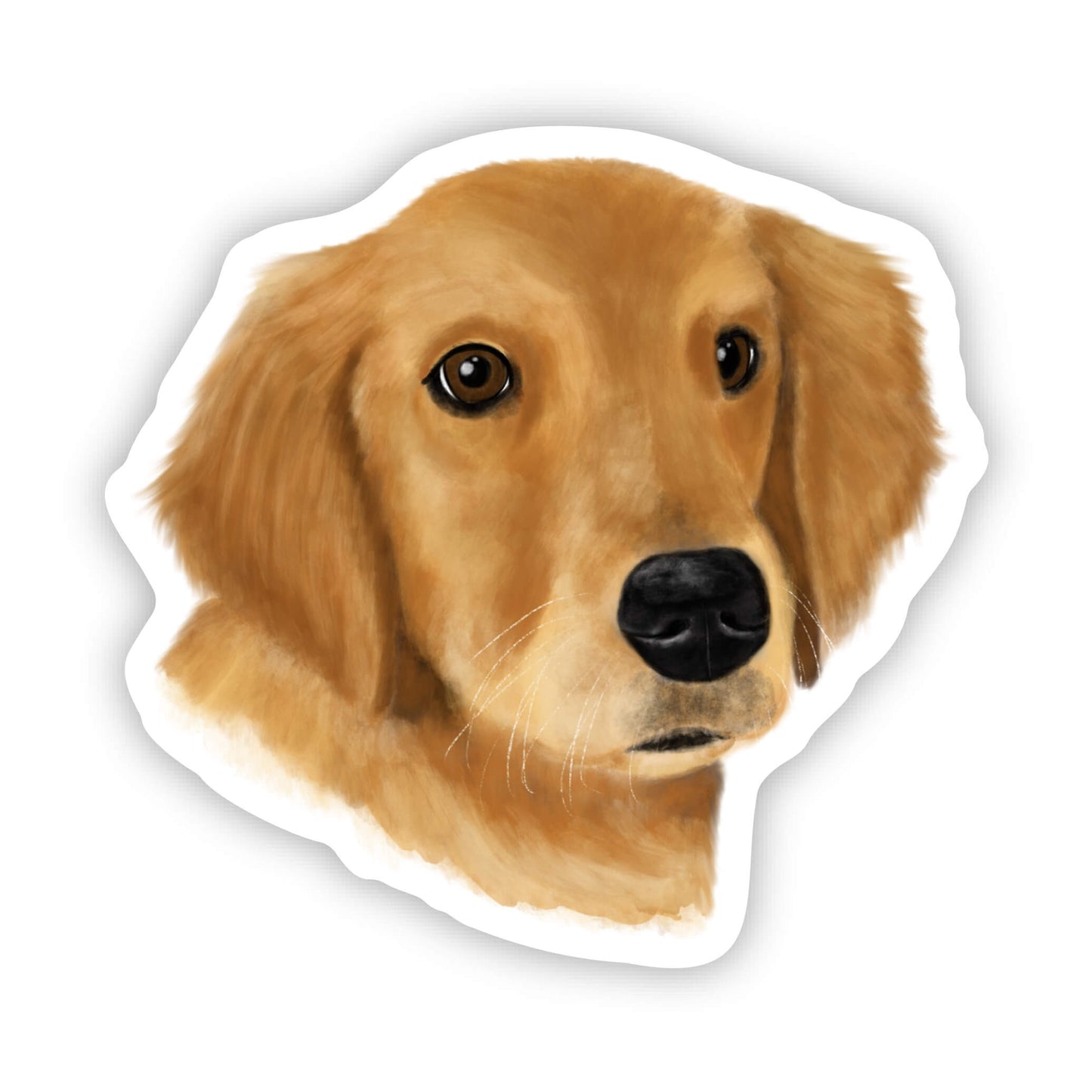 Custom Pet Portrait Stickers (Set of TWO Stickers)