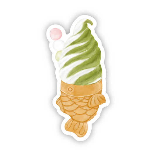 Taiyaki Ice Cream Sticker