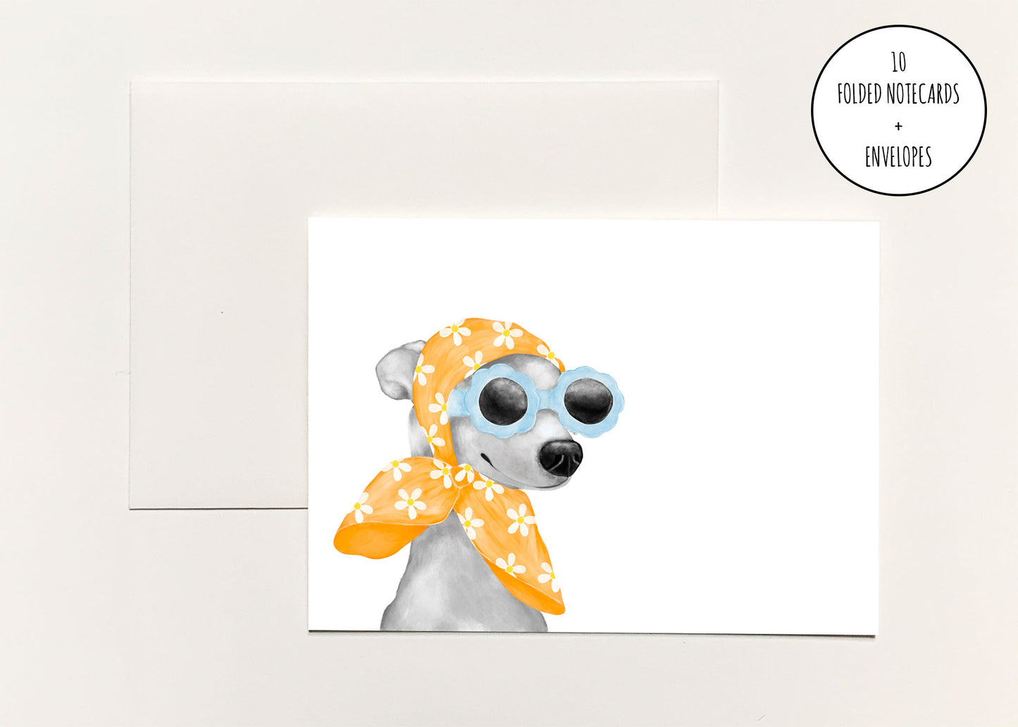 Whippet Folded Notecards