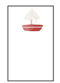 Nautical Notepad Small - Sailboat