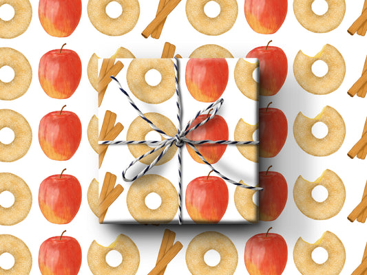 Apple Cider Donuts Wrapping Paper