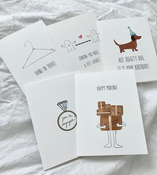 Bundle of 5 Greeting Cards