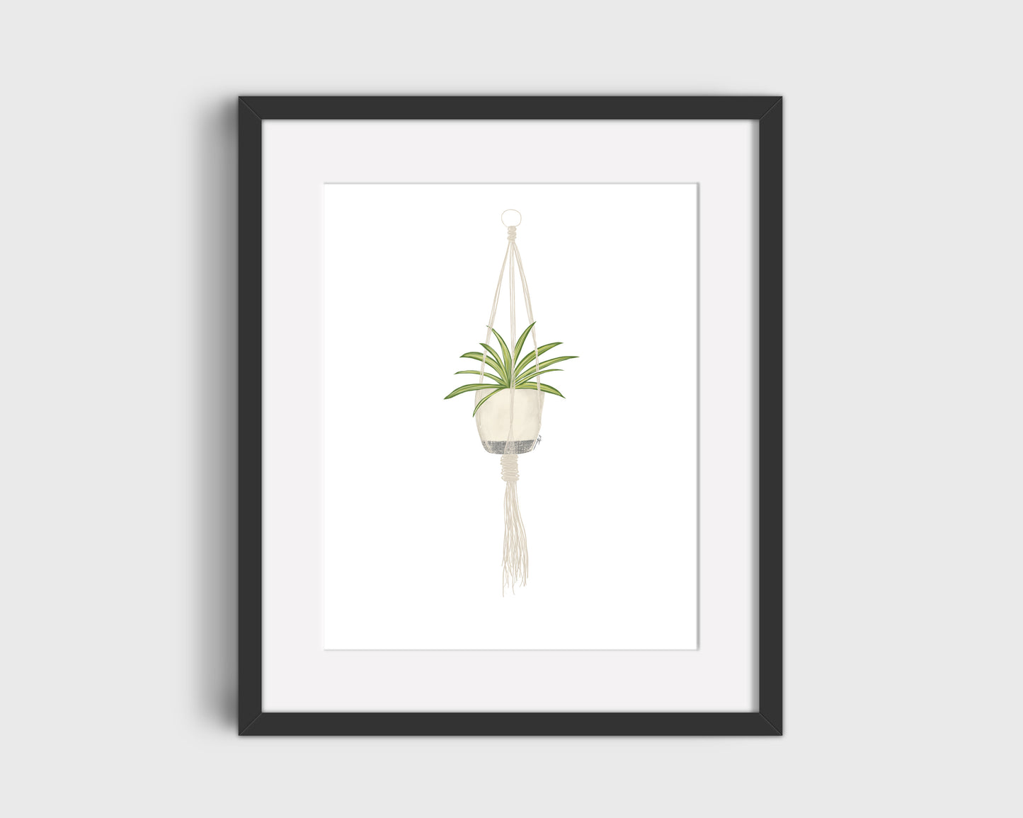 Hanging Plant Art Print