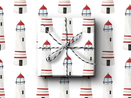 Lighthouse Wrapping Paper