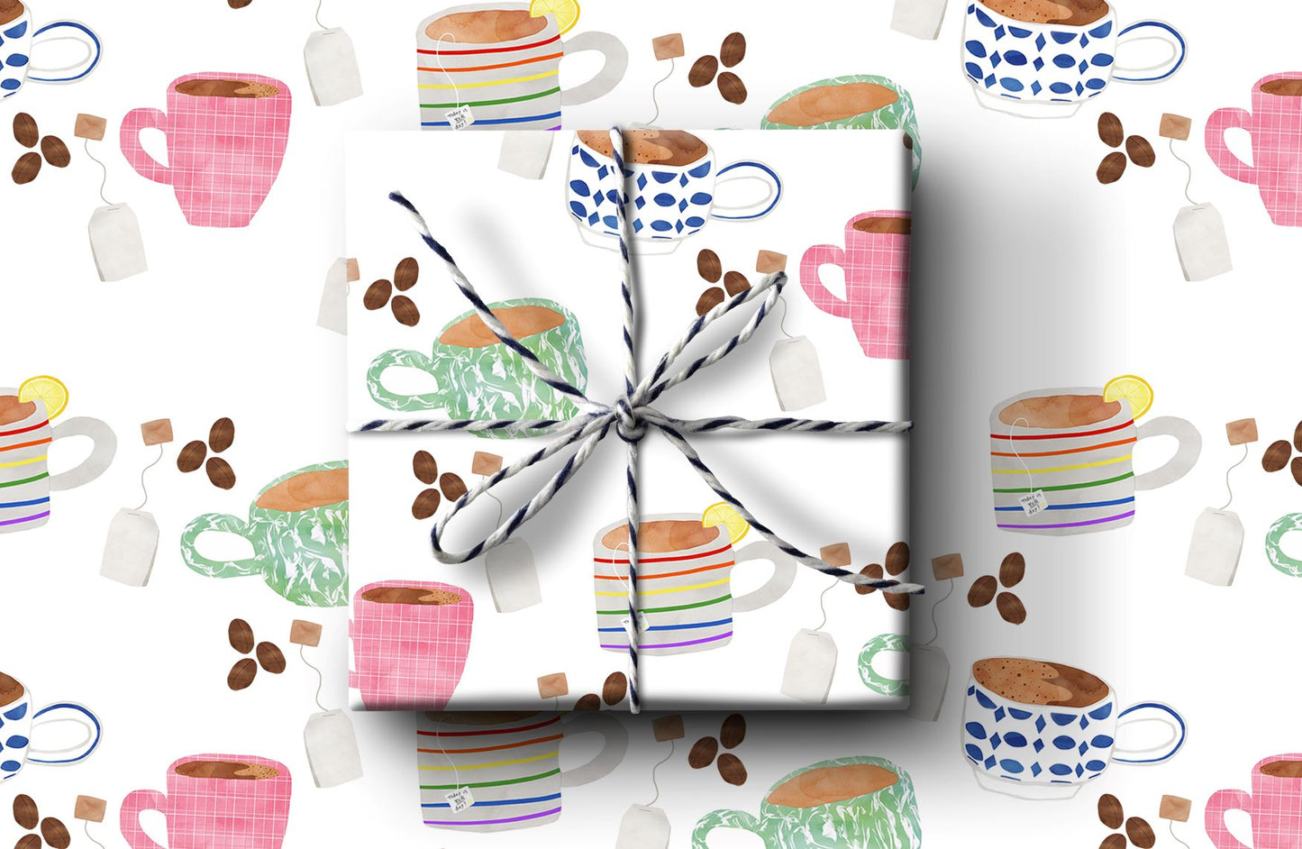 Mugs Wrapping Paper