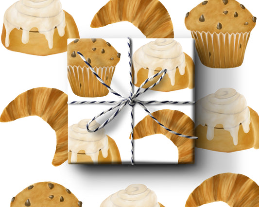 Pastries Wrapping Paper