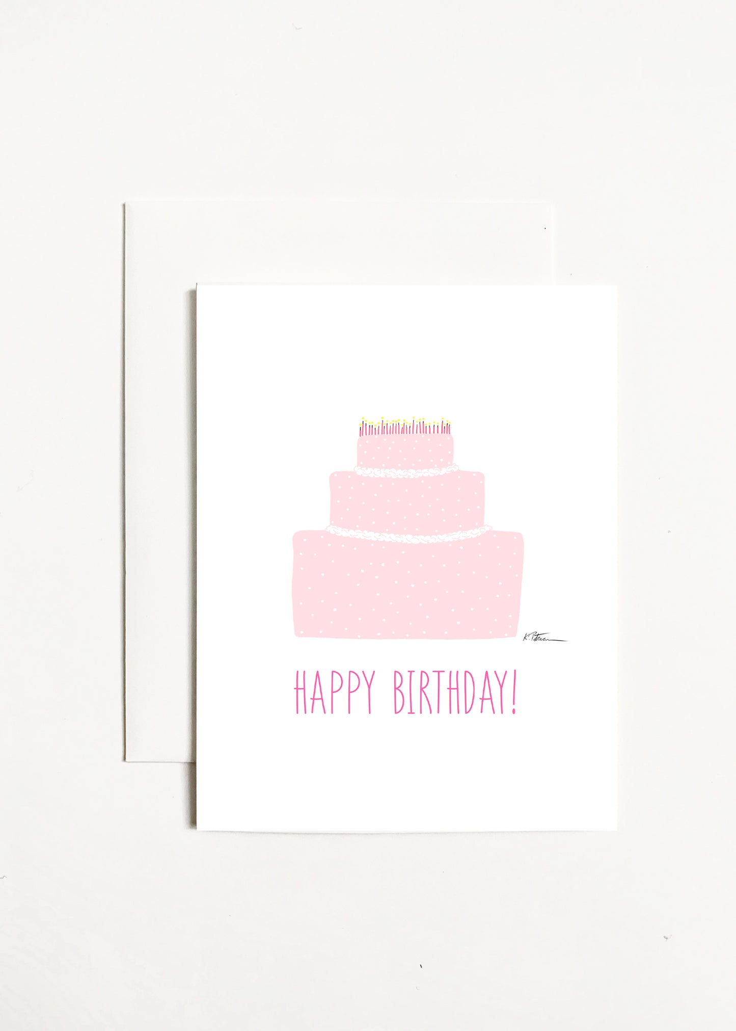 Happy Birthday! - Pink Birthday Cake