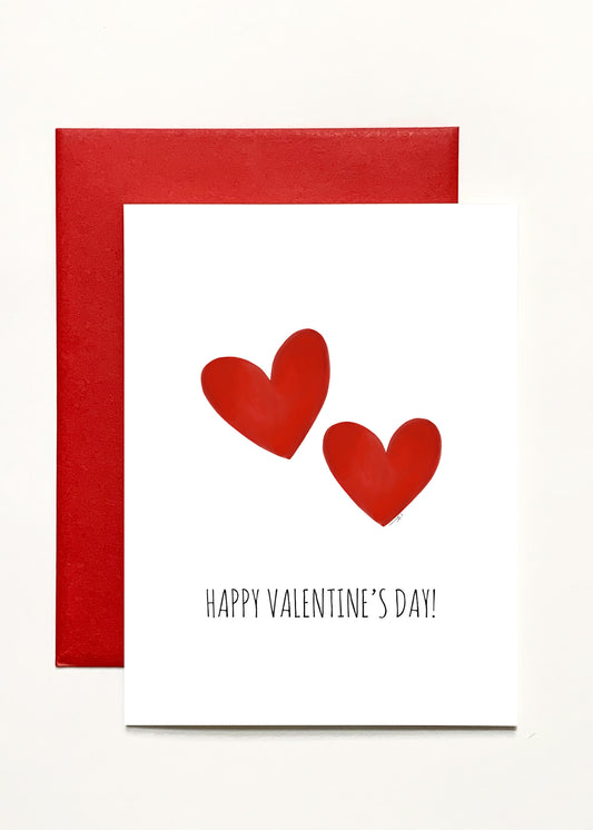 Happy Valentine's Day! - Red Hearts