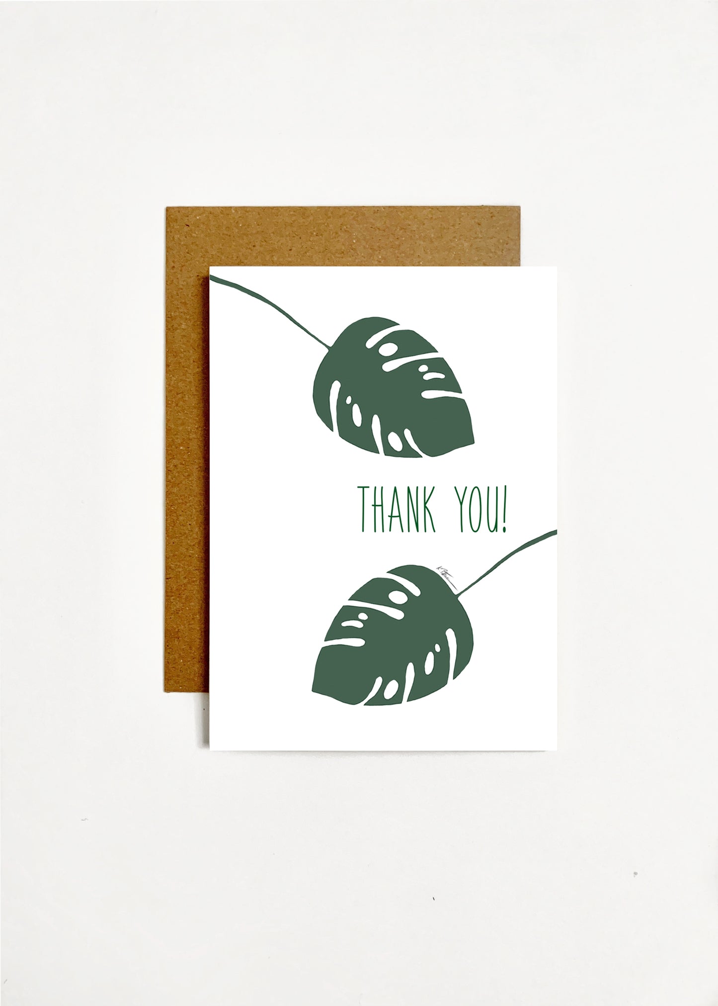 Thank You! - Monstera Leaves