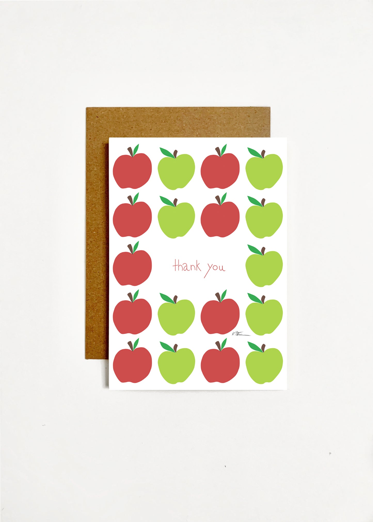 Thank You - Red + Green Apples
